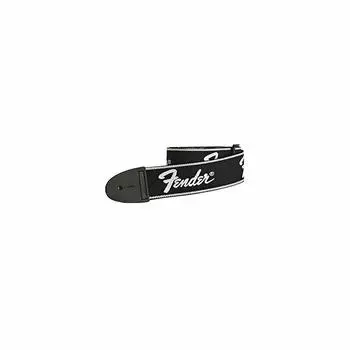 Ремешок Fender Strap Running Logo Black ®,