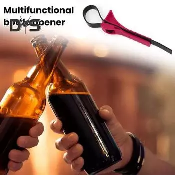 Ремешок, гаечный ключ, открывалка для банок, многофункциональные высокопрочные ремни, противоскользящий инструмент для открывания крышек, товары для дома S