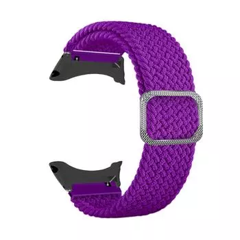 Ремешок из эластичного нейлона синий/белый