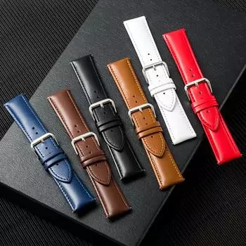 Ремешок из натуральной бамбуковой кожи с быстросъемным креплением для умных часов Samsung Huawei GT bamboo pattern, 18mm