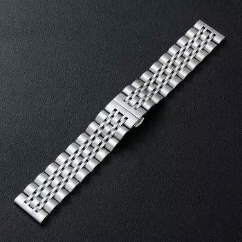 Ремешок из нержавеющей стали для Apple Watch Series 10 9 8 7 6 5 SE, браслет для iWatch 46 мм 42 мм 45 мм 49 мм, цельнометаллический ремешок iwatch 10 42mm серебряный