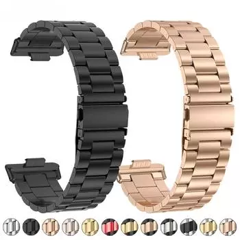 Ремешок из нержавеющей стали для Huawei Watch Fit 3 2 1 Браслет Металлический браслет Сменный браслет для Huawei Watch Fit 2 Smartwatch Corrrea For Huawei Fit 3 серебряный