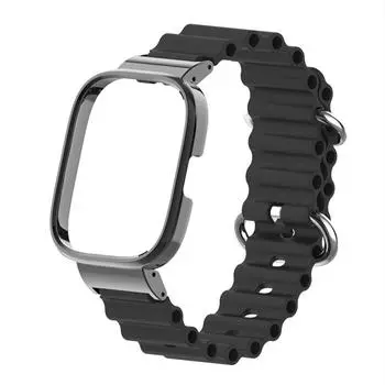 Ремешок из силикона Ocean для часов Redmi Watch 3 Redmi Watch 3 чёрный