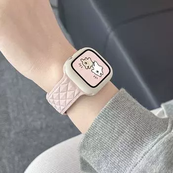 Ремешок из силикона с бриллиантами для Apple Watch 9/8/7/6/5/4/3/2/1/se - мягкий силиконовый удобный ремешок для часов 49 мм 45 мм 44 мм 42 мм 41 мм 40 мм 38 мм 38/40/41mm