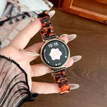 Ремешок из смолы 18 мм для Huawei GT4, 41 мм, женский ремешок 20 мм, 22 мм для Samsung Galaxy Watch 4, 6, 5 pro, 47, 43 мм, 42, 46 мм, 44 мм, 40 мм для Seiko 18mm