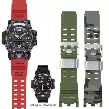 Ремешок из смолы для часов Casio G-SHOCK GWG-2000 GWG-2040, мужской браслет, спортивный водостойкий ремешок с пряжкой из нержавеющей стали, аксессуары
