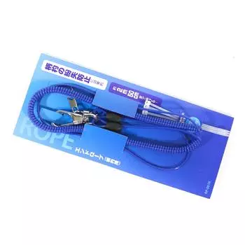 Ремешок из страховочной проволоки Shimano RP-001K с зажимами, 90 см, синий 745323