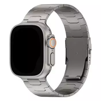 Ремешок из титанового сплава для Apple Watch Ultra Band 49 мм 26 мм Роскошный дизайн браслет с металлическими звеньями Correa iWatch Ultra 2 49 мм ремешки