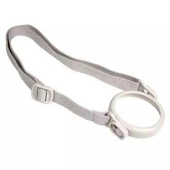 Ремешок на плечо Gromimi соломенная чашка кремовый бежевый, 1 штука, кольцо + шнурок