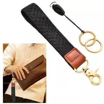 Ремешок на запястье, брелок для значка, держатель для кошелька, большая несущая способность, противоскользящий браслет для бутылки с водой, телефон для путешествий на открытом воздухе, студенческий билет, вешалка F