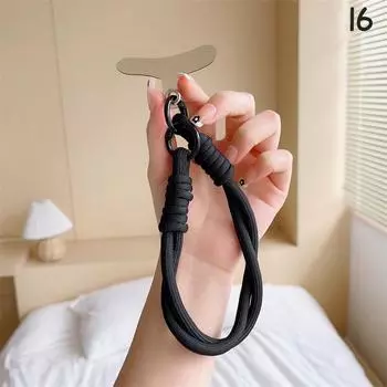 Ремешок на запястье для телефона, подвеска, роскошные аксессуары для сотовых телефонов с накладными брелоками, изысканный браслет, телефонная бижутерия, веревка, брелок