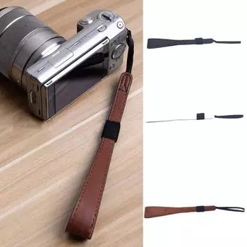 Ремешок на запястье для зеркальной камеры, водонепроницаемый, защищенный от пота, удобный многоцелевой прочный ремешок для камеры кофейный