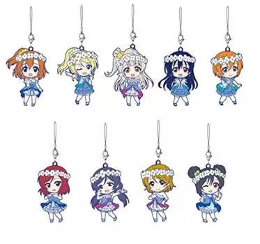 Ремешок Nendoroid Plus Rubber Strap Love 02, резиновый ремешок для обмена, 9 штук, КОРОБКА Live! Немасштабируемый