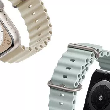 Ремешок Ocean для Apple Watch, ремешок 38 мм, 42 мм, 40 мм, 44 мм, 41 мм, 45 мм Ultra, 49 мм, силиконовый браслет для умных часов iWatch Ultra series 7 6 5 4 3 2 1 se 8 38 40 41mm