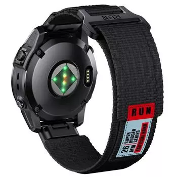 Ремешок Runcool шириной 22 мм, ширина 26 мм, Garmin Fenix 7 7X Pro 6 6X 5 5X Plus QuickFit, сменный браслет Instinctive 2 22mm темно-синий