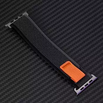 Ремешок с петлей Trail для Apple, ремешок для часов 49 мм, 45 мм, 44 мм, 42 мм, 41 мм, 40 мм, ремень-браслет iWatch Series 3, 4, 5, 6, 7 SE, 8, 44, 45, Ultra, 49 мм For 38mm 40mm 41mm черный серый