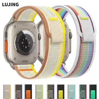 Ремешок с петлей Trail для Apple Watch Ultra Band 49 мм, 44 мм, 40 мм, 41 мм, 42 мм, 45 мм, 38 мм, браслет iWatch series 9, 7, 6, 5, 3 se 8, 45 мм, 44, ремешок для мужчин и женщин