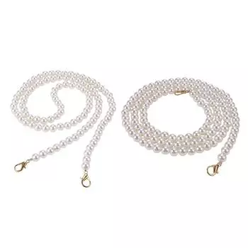 Ремешок с жемчугом AU для сумки, сумка, ремень, ручка, сменная цепочка, женская цепочка на плечо St 100cm