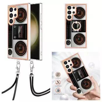 Ремешок со съемной пряжкой в стиле ретро, кольцо против падения или мягкий чехол для телефона с гладким дизайном для Samsung iPhone Redmi Oppo Moto Honor Google... Sony Xperia 1 IV