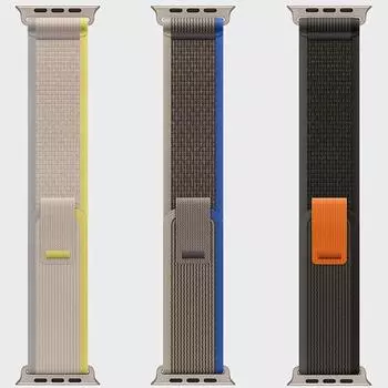 Ремешок Trail для Apple Watch Ultra 2 Band 49 мм 45/41 мм 44 мм 42 мм 40/38 мм 46 мм Нейлоновый браслет iwatch series 10 9 8 7 6 5 4 3 SE 1 38 40 41MM