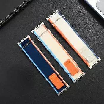 Ремешок Trail Loop для Apple Watch Ultra 2, ремешок 49 мм, 44 мм, 40 мм, 41 мм, 42 мм, браслет Correa для IWatch Series 9, 8, 7, 6, 5 Se, ремешок 45 мм 38MM 40MM 41MM