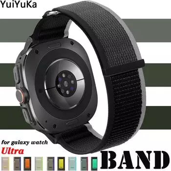Ремешок Trail Strap для Samsung Galaxy Watch Ultra 47 мм, спортивный нейлоновый регулируемый эластичный дышащий сменный ремешок для часов Samsung Galaxy Watch 7 Ultra Band for galaxy watch Ultra