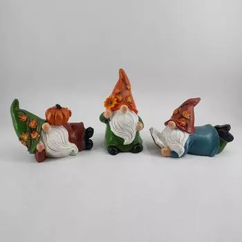 Ремесла Скульптура гнома из смолы Креативная забавная фигурка гнома Изысканная миниатюрная статуэтка ручной работы для двора