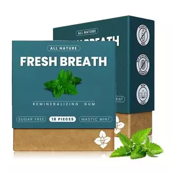 Реминерализующие таблетки для ухода за зубами Органический еловый сок Ладан Мята И Реминерализуют Зубы И Здоровье One Size