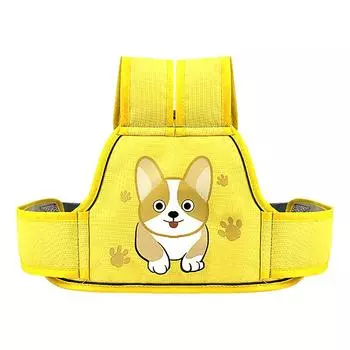 Ремни безопасности для детей на мотоцикле, светоотражающие, для заднего сиденья мотоцикла, с функцией амортизации, детский ремень безопасности для большинства типов коричневый