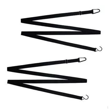 Ремни для автомобильного чехла, фиксирующий ремень для защиты от ветра, черный, практичный, ветрозащитный, фиксированный