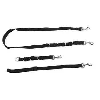 Ремни для груминга собак, нейлоновые регулируемые петли и удлинительные ремни для груминга домашних животных чёрный