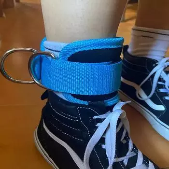 Ремни для лодыжек Регулируемые манжеты на лодыжки с двойным D-образным кольцом для тренировок Ягодицы Ноги Силовой тренировочный бандаж Поддержка Спортивная безопасность Абдуктор as the picture