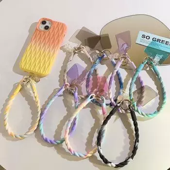 Ремни для мобильного телефона, подвесной шнур, ремешок для мобильного телефона, короткий ремешок на запястье, подвесная цепочка с защитой от потери для женщин, брелок для IPhone