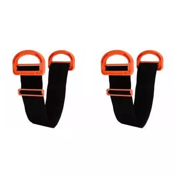 Ремни для перемещения мебели Регулируемый ремень для переноски Тяжелая веревка для перемещения (оранжевый)