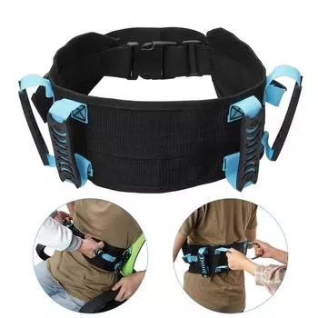 Ремни для переноски ремня походки для подъема, помощи при ходьбе и стоянии для бариатрии, пожилых людей, людей с ограниченными возможностями, профессиональных заболеваний королевский синий