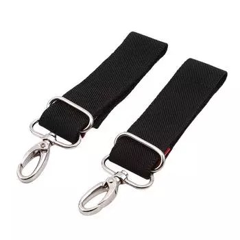 Ремни для вешалок 360 градусов Нейлоновый зажим для коляски Аксессуары для колясок Вешалка для сумки для пеленок Крючок для коляски чёрный