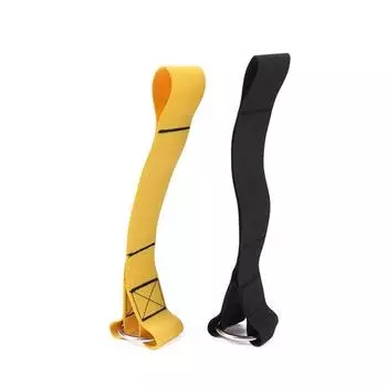 Ремни для загрузки гантелей, прочные износостойкие ремни для фитнеса и тяжелой атлетики, рычаг для загрузки гантелей чёрный