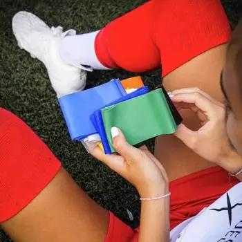 Ремни для защиты голени в футболе, силиконовые повязки на ноги, противоскользящие леггинсы, фиксированные ремни для защиты голеностопного сустава, защита лодыжки для игры в футбол, удары по мячу L зелёный