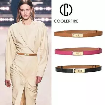 Ремни для женщин Модные повседневные дизайнерские натуральная кожа Мягкая платье-юбка Ремни Женский пояс Тонкий узкий однотонный ремень LB2285 100cm серый/золотой