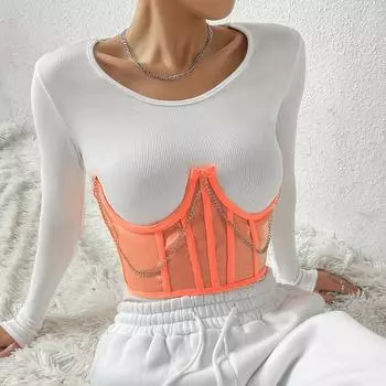 Ремни для женщин, широкий ремень на шнуровке, сетчатый элегантный женский ремень с металлической цепочкой, женский эластичный широкий ремень, женский асимметричный ремень бежевый