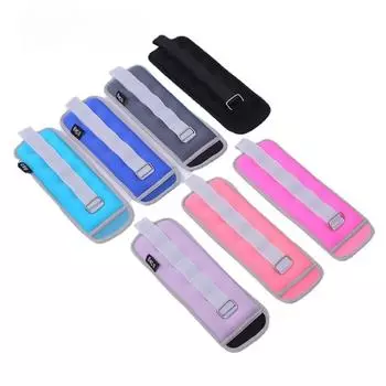 Ремни на щиколотке для фитнеса, мешки с песком, тренировочные бинты, силовые упражнения для бега, танцы, бодибилдинг, манжета с весовой нагрузкой 0.25kg 2pcs розовый