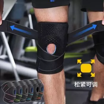 Ремни, Пружины, Поддержка, Силиконовые наколенники, Альпинизм, Велоспорт, Бег, Баскетбол, Впитывают пот, Дышащие, Спортивные наколенники чёрный