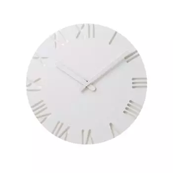Remnos NTL10-04B Lemnos Аналоговые настенные часы, изогнутые римские, белые