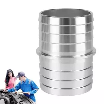 Ремонт автомобиля Починка Универсальный адаптер Фитинг Адаптер Соединительная муфта Радиатор Охлаждающая жидкость Интеркулер Топливная трубка Соединитель 1-1/2 дюйма Шланг Silver