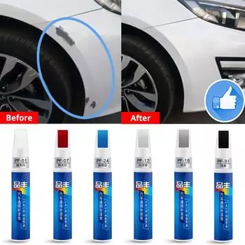 Ремонт автомобиля, ручка для рисования, краска для краски, инструмент для удаления царапин, профессиональный аппликатор, водостойкий подкраска, ремонт автомобильной краски серебряный