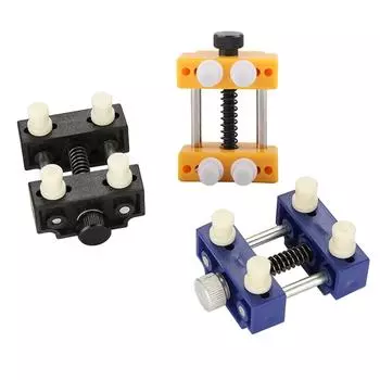 Ремонт часов Наручные часы Инструмент для ремонта тисков Открытый держатель корпуса часов Фиксатор циферблата Blue