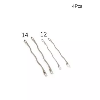 Ремонт домашнего свитера, игла для вязания крючком из нержавеющей стали, новая игла для ремонта 12/14 Needle-4Pcs
