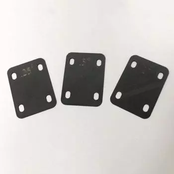 Ремонт грифа прокладки 0.25 0.5 1 градус электрогитара чёрный