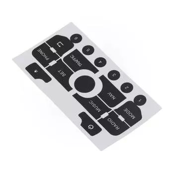 Ремонт кнопок автомобиля Наклейка для ремонта кнопок для салона автомобиля Высококачественный винил с пониженным проникновением света Устойчив к солнечному свету CHINA