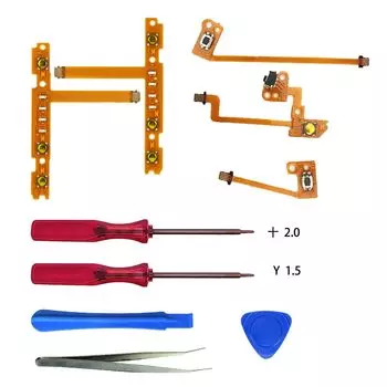 Ремонт Lofthestar за 1 5 инструментов Ремонт контроллера переключателя SL SR Кнопка Клавиша Гибкий кабель L Клавиша Гибкий кабель Запасные части Nintendo Switch NS Switch